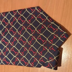 Italian silk horse bit tie. New